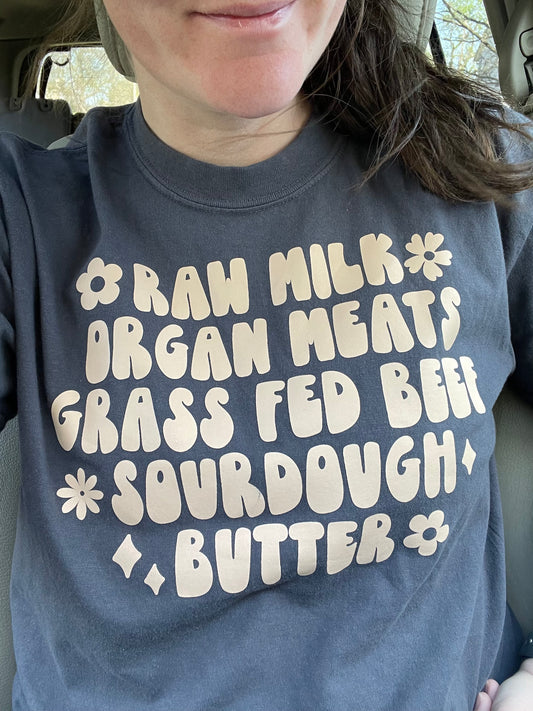 Raw Milk, Organ Meats